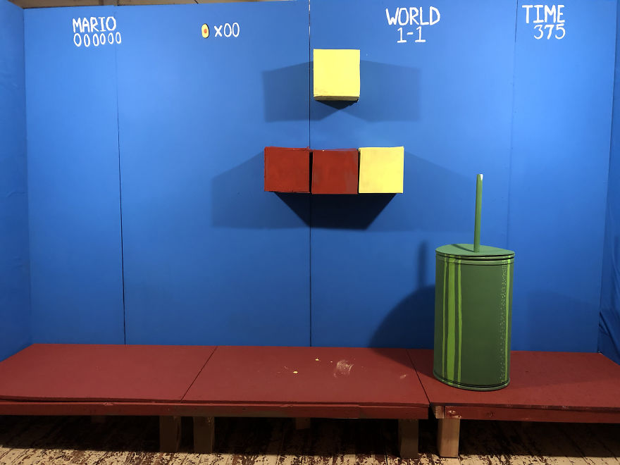 I Built A Life Size Super Mario Bros Set During Quarantine