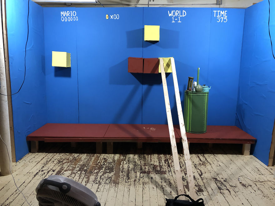 I Built A Life Size Super Mario Bros Set During Quarantine