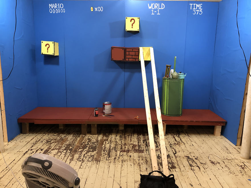 I Built A Life Size Super Mario Bros Set During Quarantine
