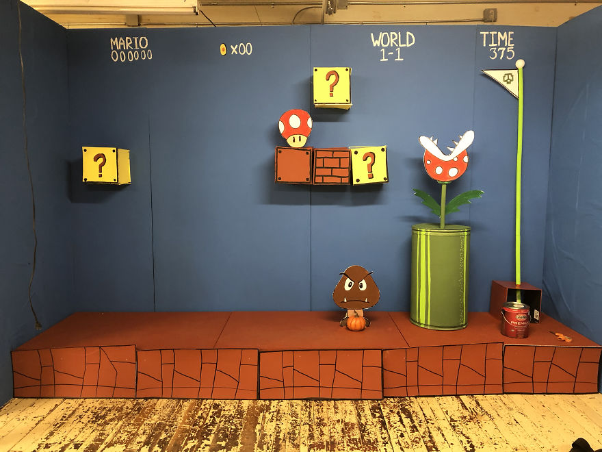 I Built A Life Size Super Mario Bros Set During Quarantine
