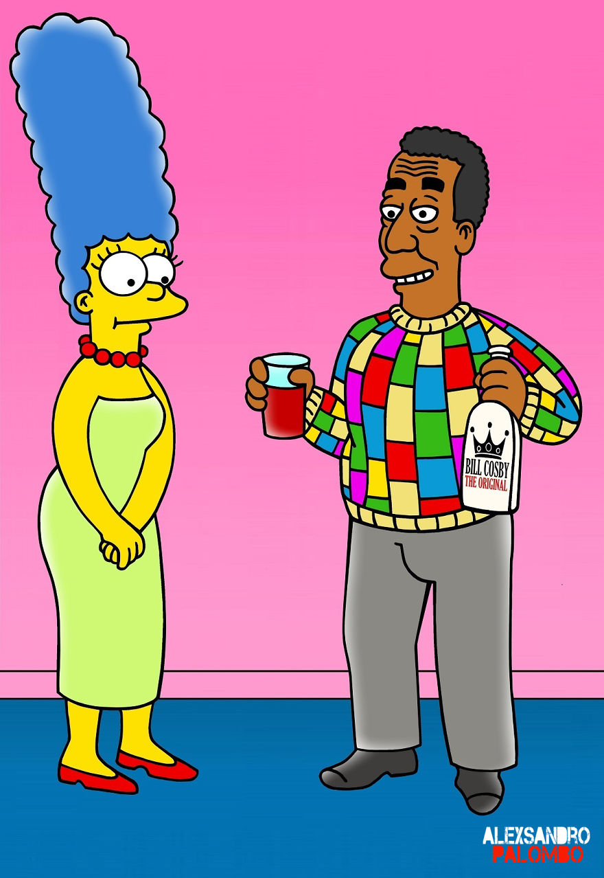 Marge Simpson As Victim Of Abuse