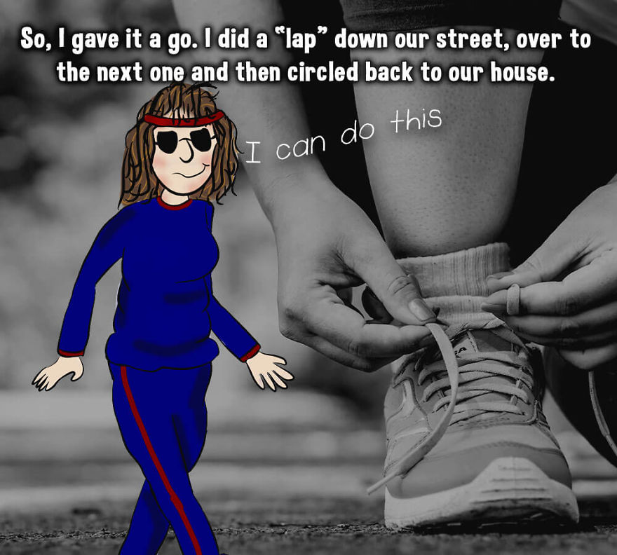 Meet Wimpy Girl In A Running Sense Of Humor