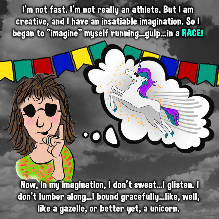 Meet Wimpy Girl In A Running Sense Of Humor