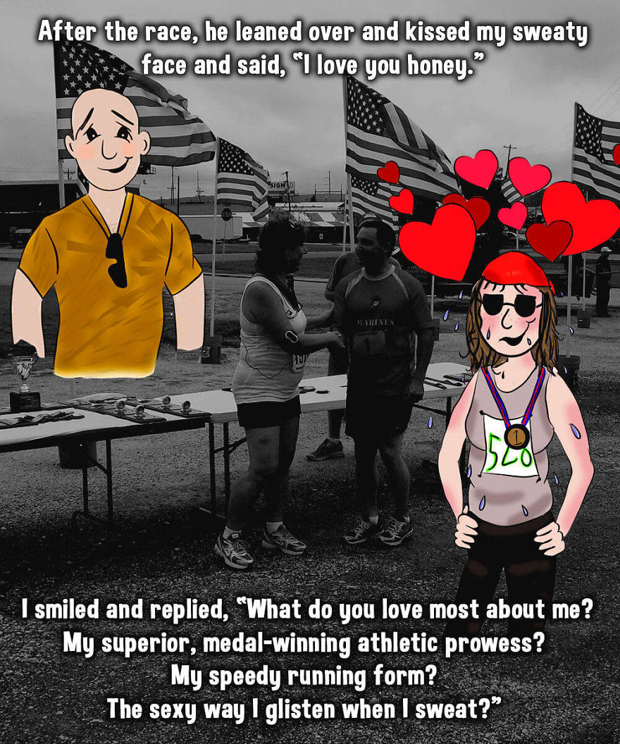 Meet Wimpy Girl In A Running Sense Of Humor