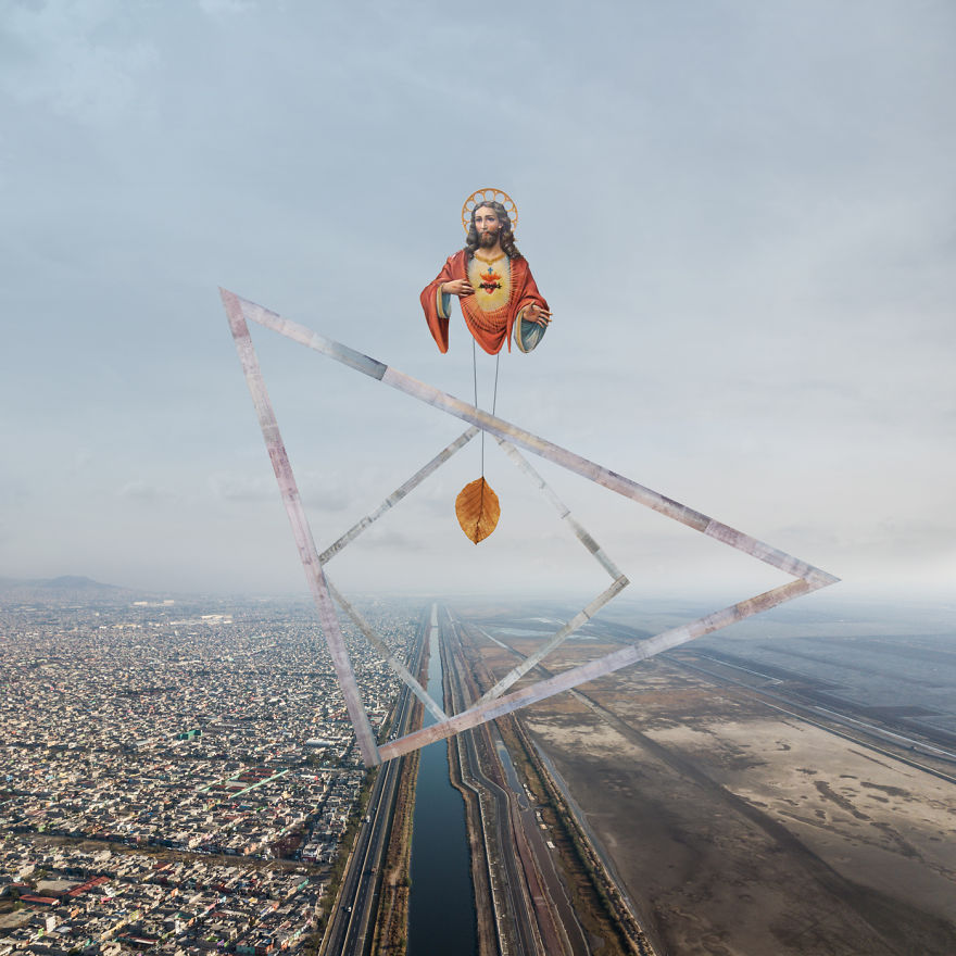 Jesus Helps A Leaf To Find A Tree