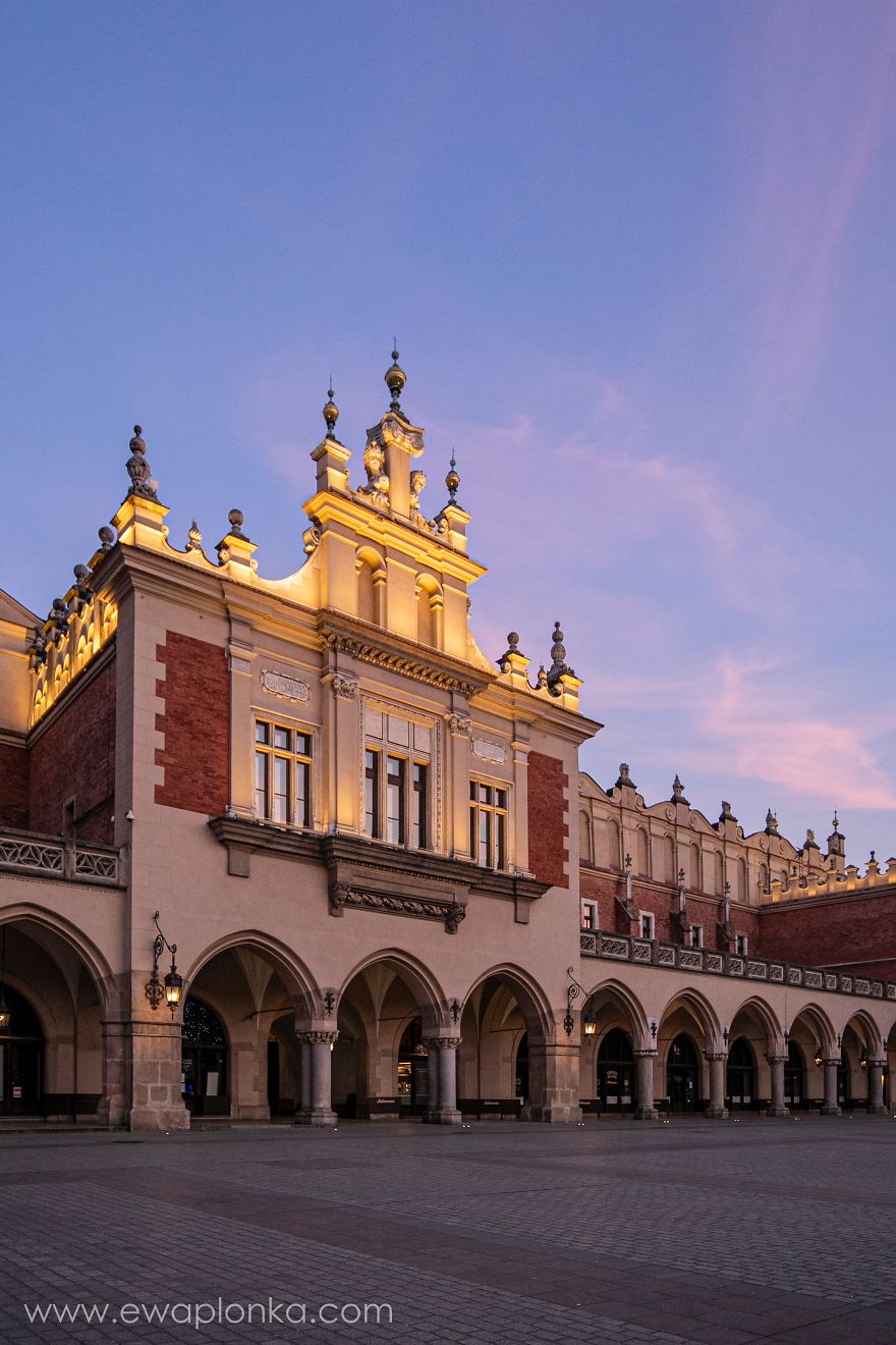 Empty Krakow Old Town During Coronavirus Pandemic