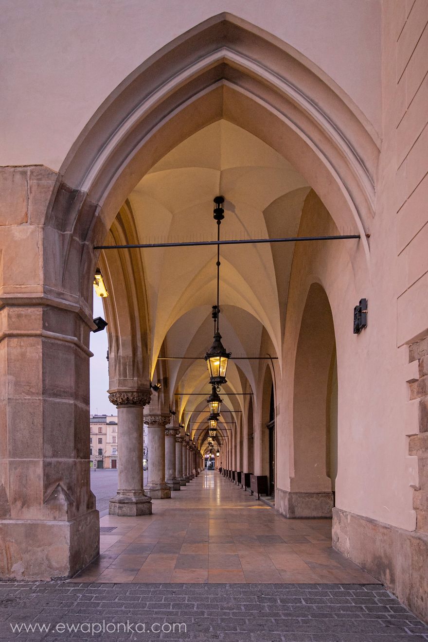 Empty Krakow Old Town During Coronavirus Pandemic