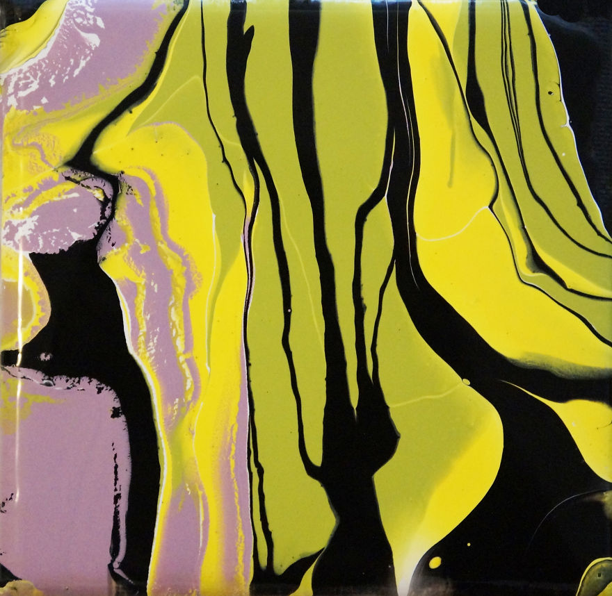 I Create Fluid Paintings And Landscapes Depicting Liberation And Freedom Using Unconventional Methods