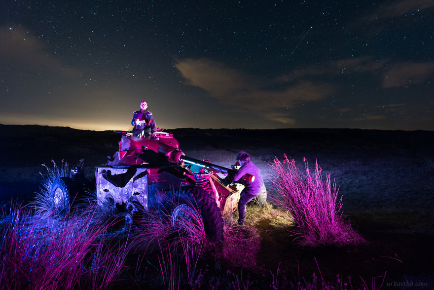 Broke Down The Engine