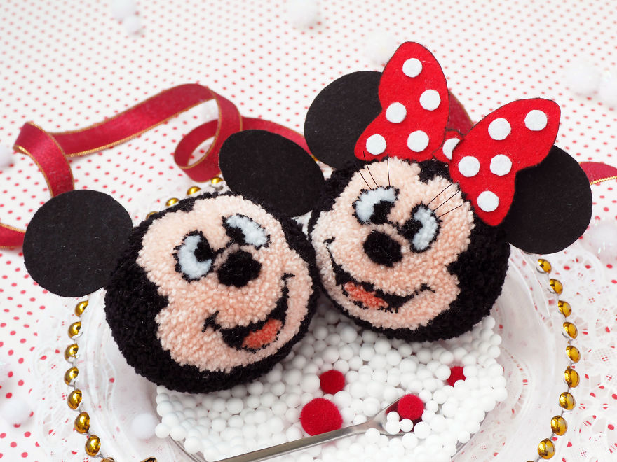 Pompom Characters Made Out Of Yarn - DIY Compilation