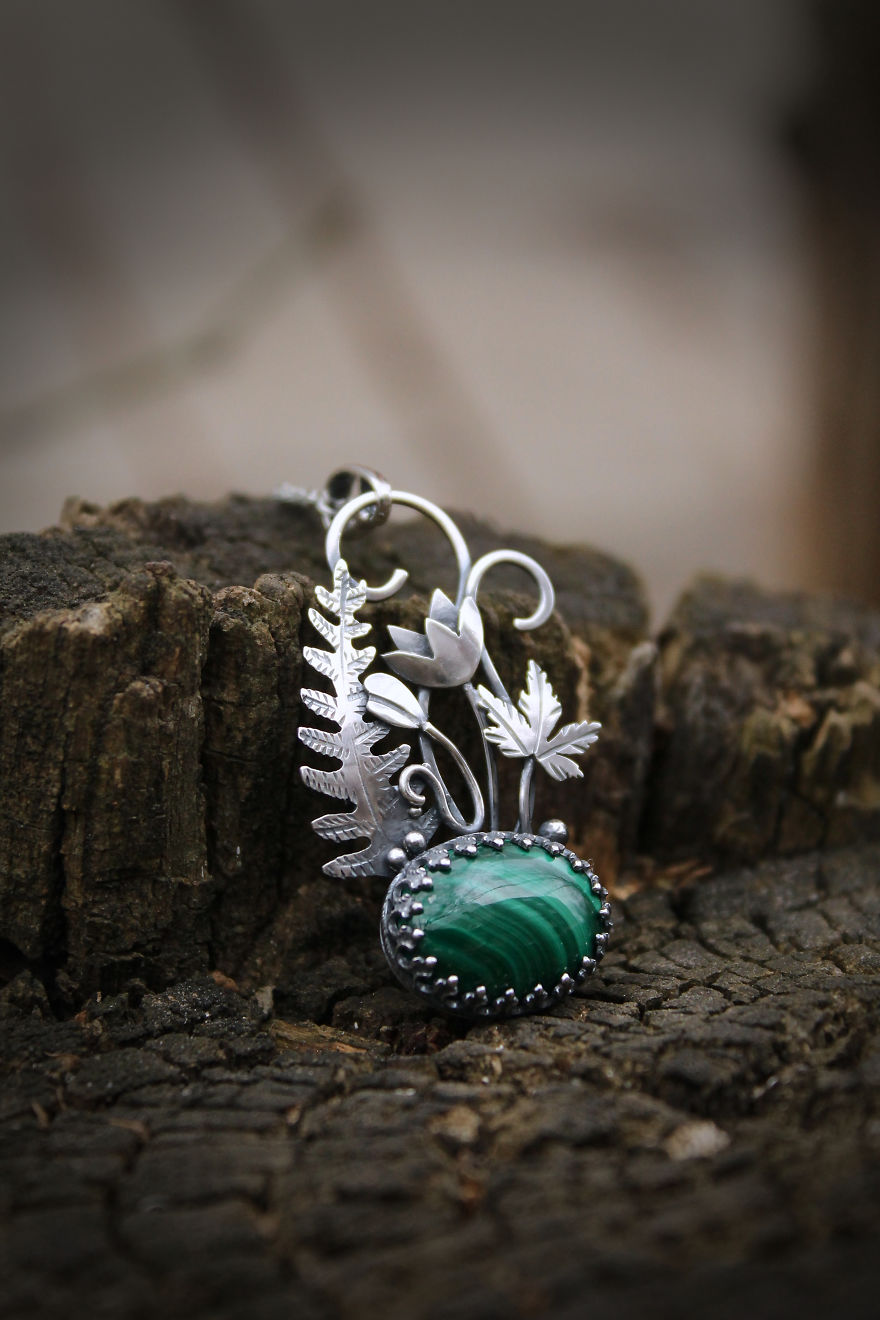 I Make Realistic Plant Jewelry For Nature Lovers