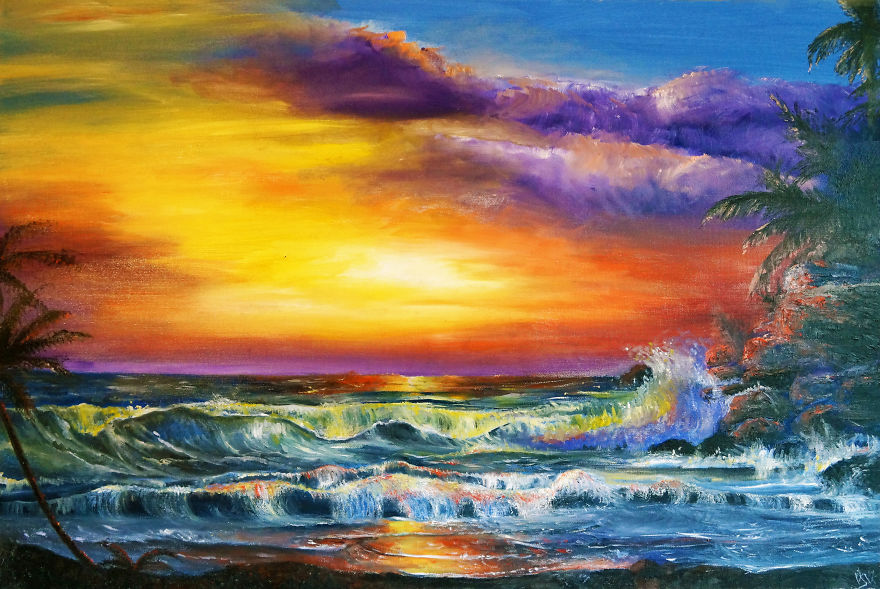 I Create Fluid Paintings And Landscapes Depicting Liberation And Freedom Using Unconventional Methods I Create Fluid Paintings And Landscapes Depicting Liberation And Freedom Using Unconventional Methods