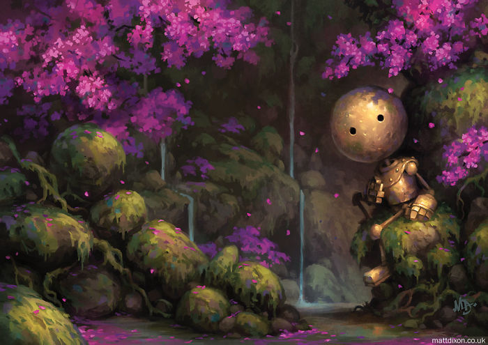 Lonely Robots Enjoying The Quiet Wonder Of The World