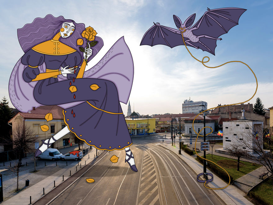 Empty Streets From Our City Become Illustrator’s Artwork