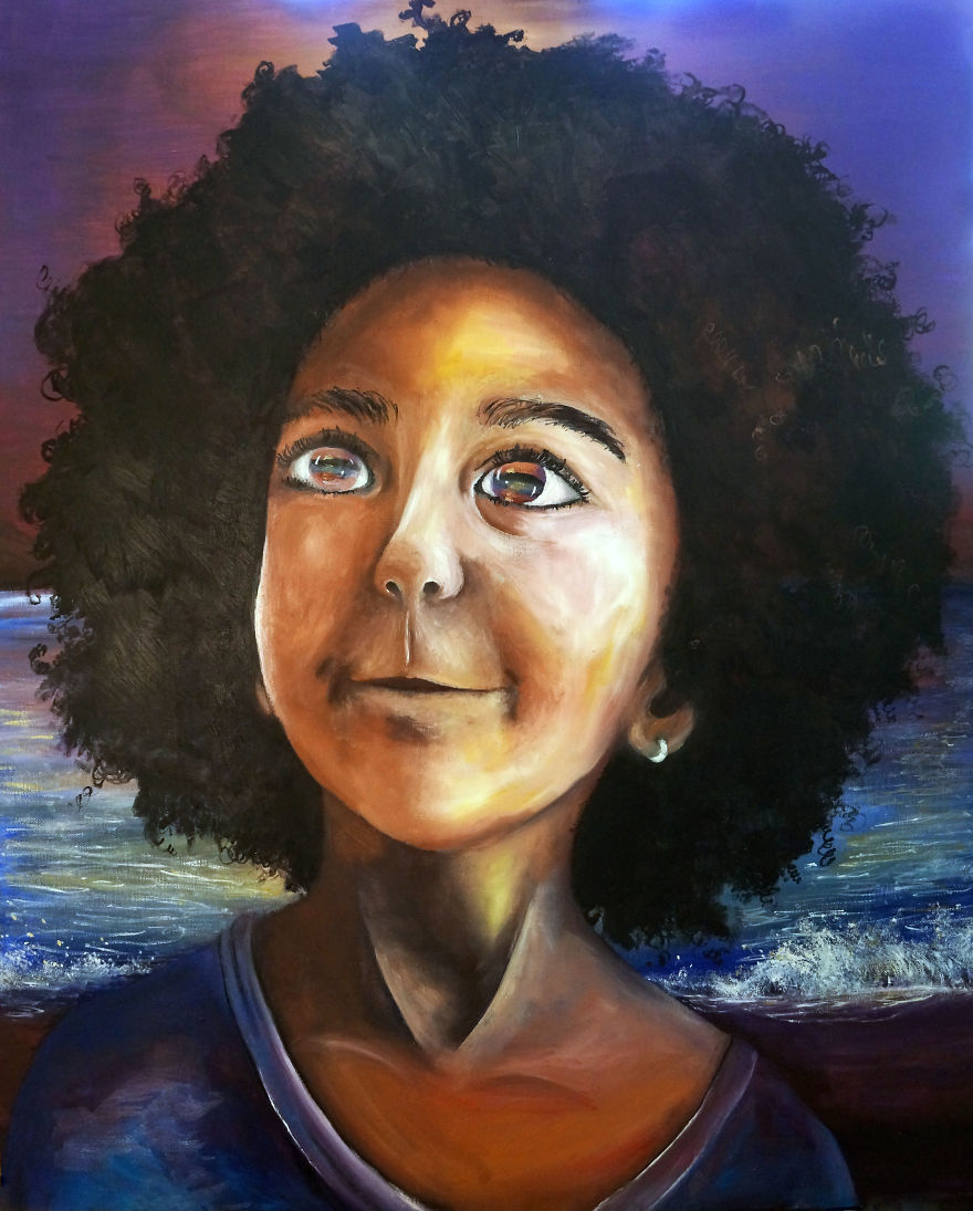 I Create Fluid Paintings And Landscapes Depicting Liberation And Freedom Using Unconventional Methods