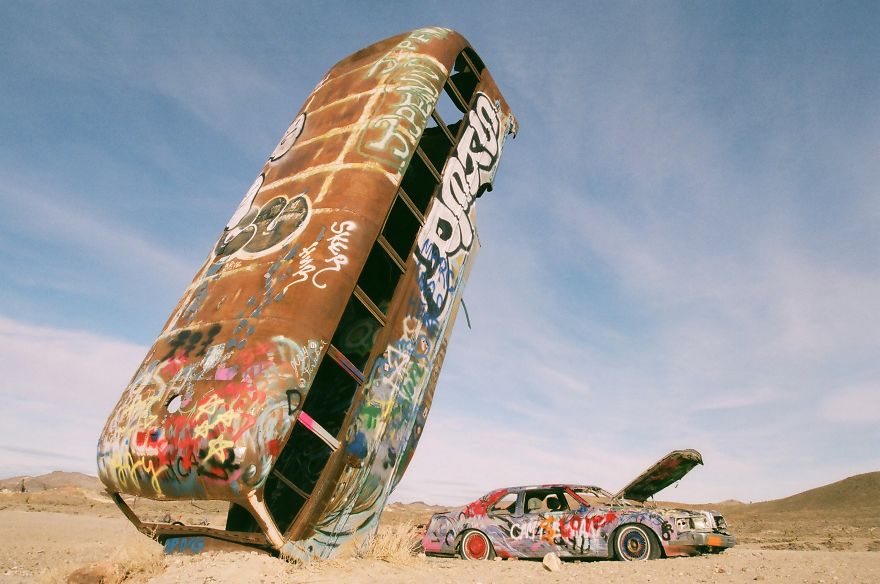The International Car Forest Of The Last Church, Goldfield, Nevada
