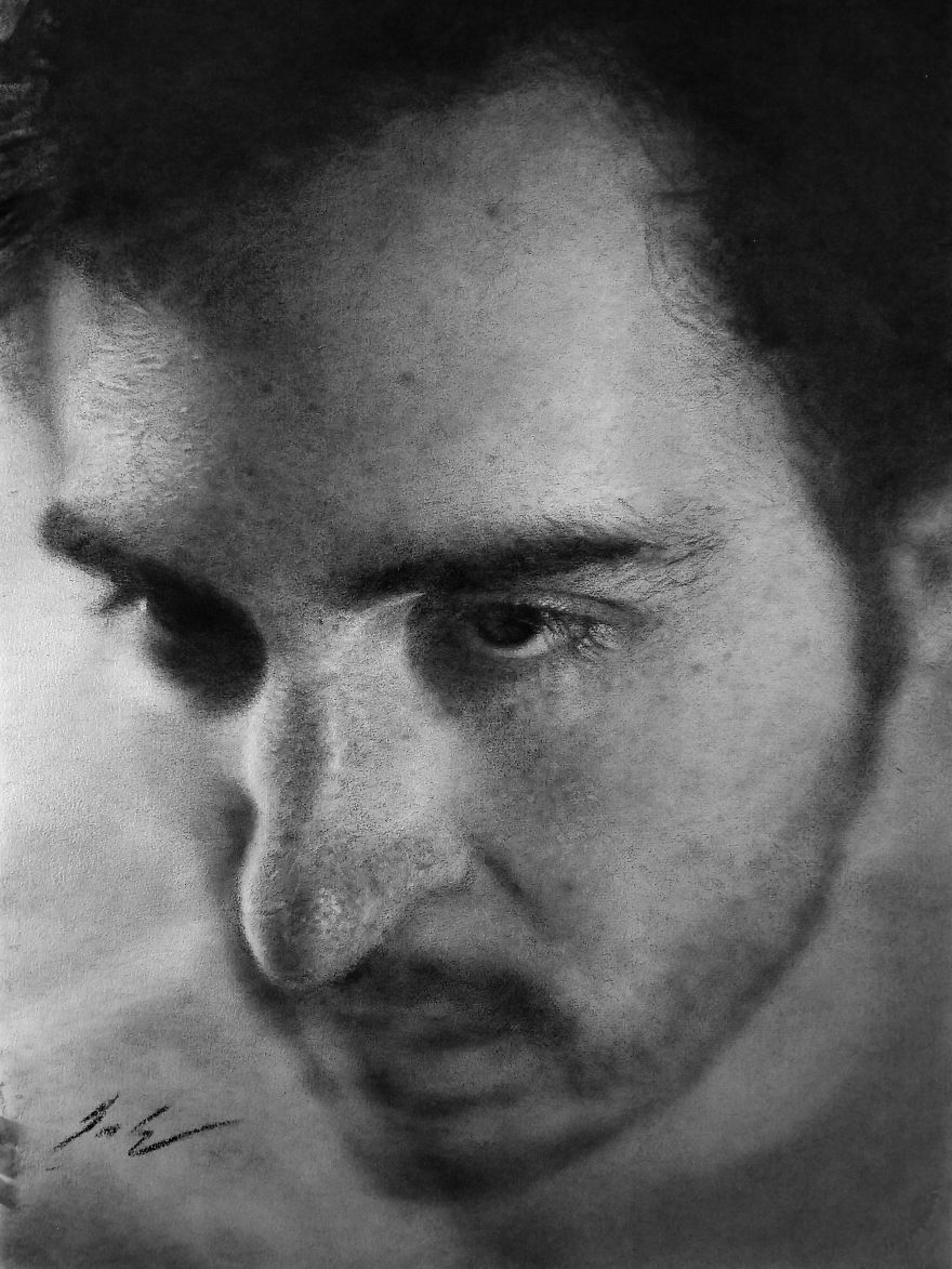 These Are Not Photographs. I Spend Hundreds Of Hours Creating Drawings With Charcoal And Graphite Pencils. This Is My Work. These Are Not Photographs. I Spend Hundreds Of Hours Creating Drawings With Charcoal And Graphite Pencils. This Is My Work.