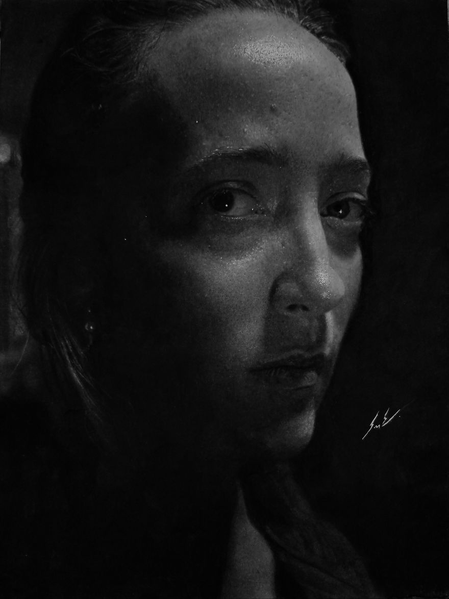 These Are Not Photographs. I Spend Hundreds Of Hours Creating Drawings With Charcoal And Graphite Pencils. This Is My Work. These Are Not Photographs. I Spend Hundreds Of Hours Creating Drawings With Charcoal And Graphite Pencils. This Is My Work.