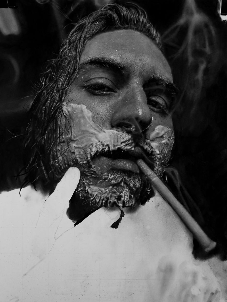 These Are Not Photographs. I Spend Hundreds Of Hours Creating Drawings With Charcoal And Graphite Pencils. This Is My Work. These Are Not Photographs. I Spend Hundreds Of Hours Creating Drawings With Charcoal And Graphite Pencils. This Is My Work.