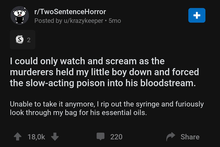 Scary-Two-Sentence-Horror-Stories
