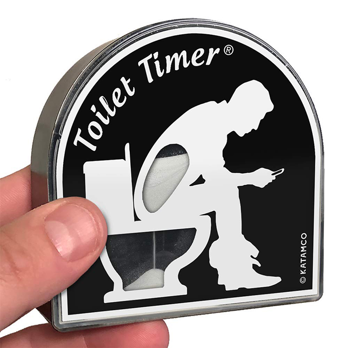 You Can Get A Sand Timer For People Who Spend Way Too Long On The Toilet