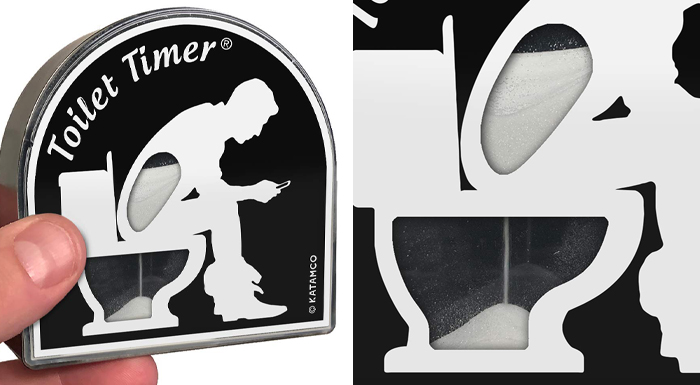 You Can Get A Sand Timer For People Who Spend Way Too Long On The Toilet