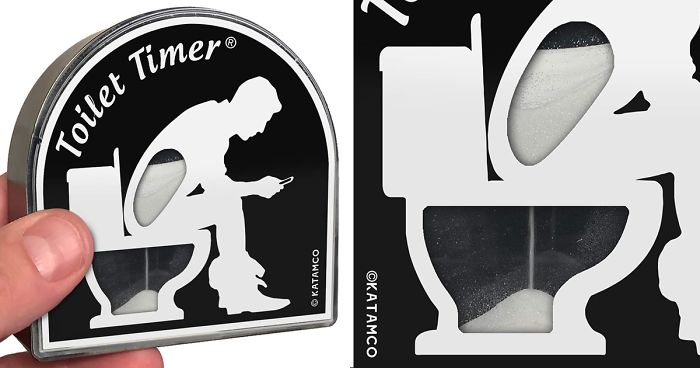 You Can Get A Sand Timer For People Who Spend Way Too Long On The Toilet