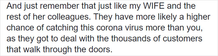 Husband Rips Apart Panic Buyers In A Powerful Facebook Post After His Wife Came Back From Work In Tears Husband Rips Apart Panic Buyers In A Powerful Facebook Post After His Wife Came Back From Work In Tears