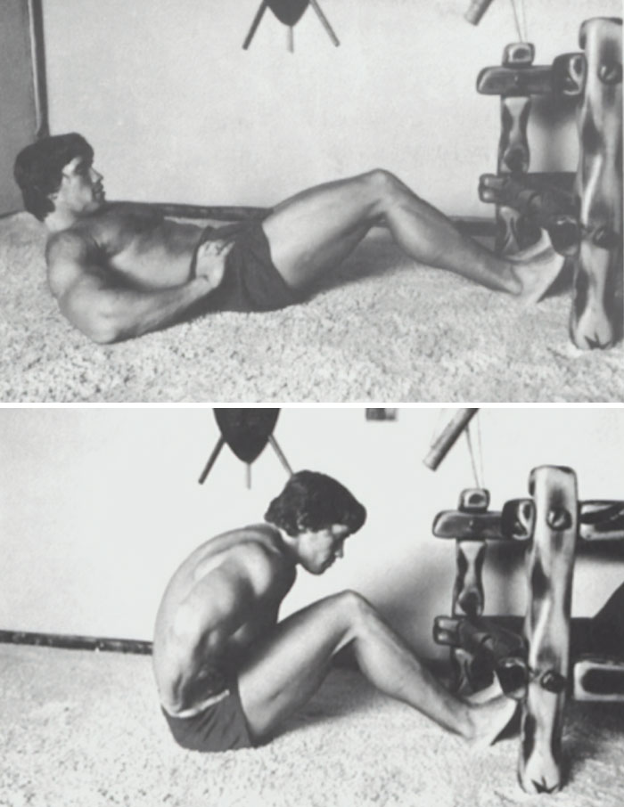 Arnold Schwarzenegger Shared Vintage 1977 Photos Of Himself Illustrating His Iconic 9-Step No-Gym Workout