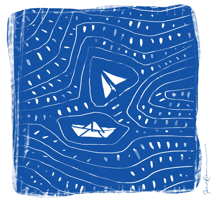 I Doodled The Summarized Impression Of Each Day For Nine Consecutive Days As The Start Of A Doodle Journal.