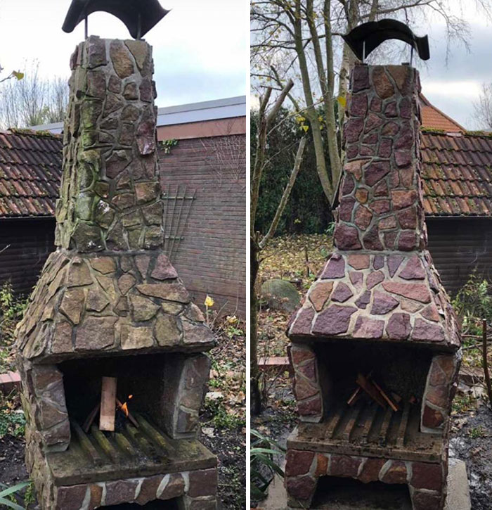 As Bought On Ebay (Left) vs. Now