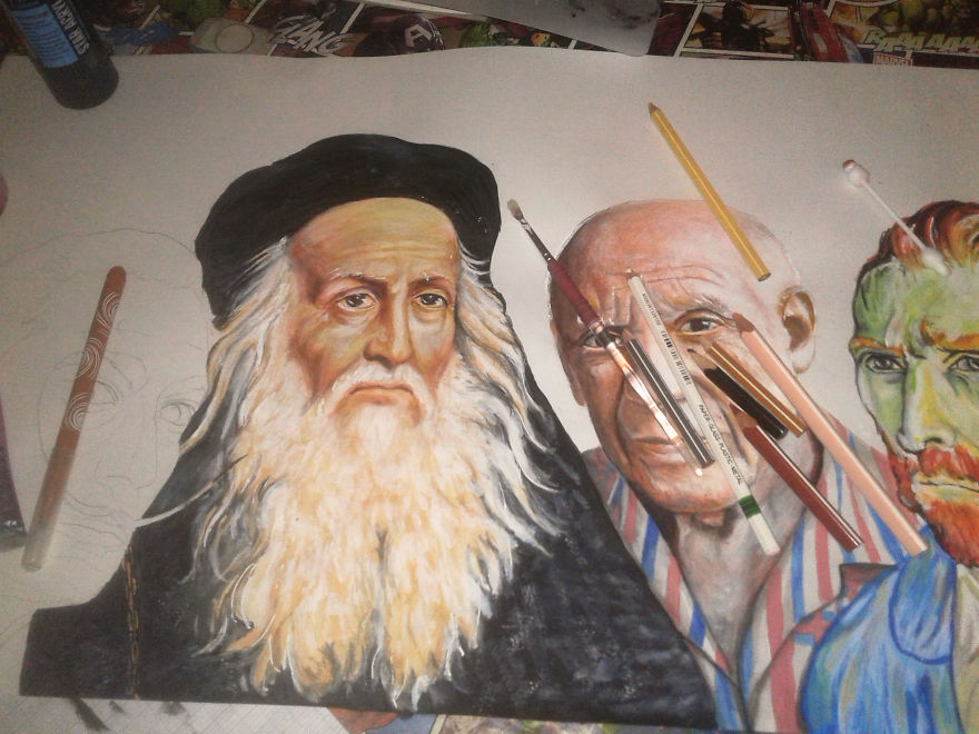 Painting My Favorite Artists