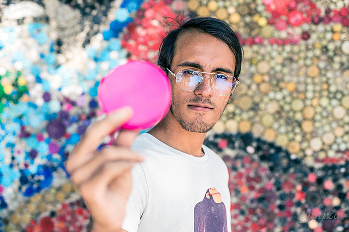 Artist Uses 200k Recycled Bottle Caps To Create Venezuela's First Eco-Mural Artist Uses 200k Recycled Bottle Caps To Create Venezuela's First Eco-Mural