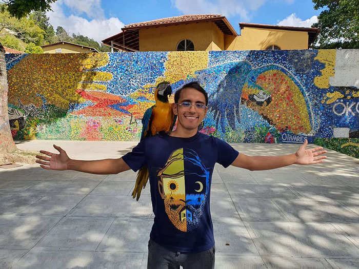 Artist Uses 200k Recycled Bottle Caps To Create Venezuela's First Eco-Mural