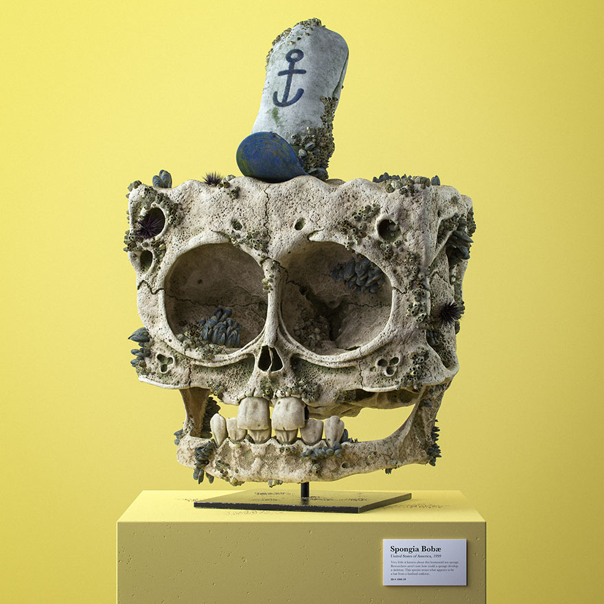 Anatomically Correct Skulls Of Popular Cartoon Characters By Czech Artist Filip Hodas Anatomically Correct Skulls Of Popular Cartoon Characters By Czech Artist Filip Hodas