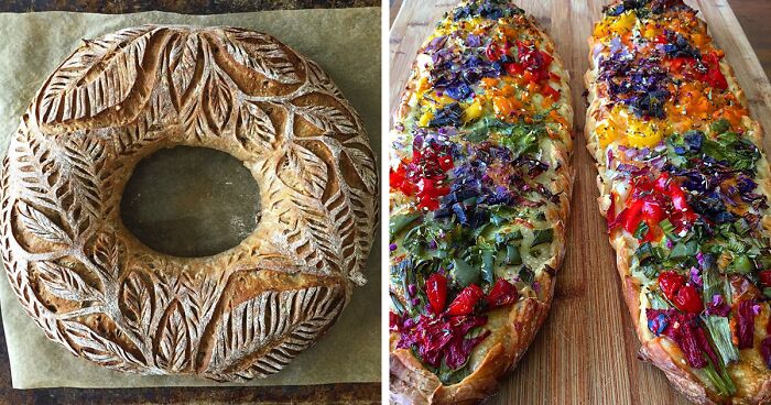 110k People Are Following This Baker Who Creates Intricate Designs Out Of Homemade Bread