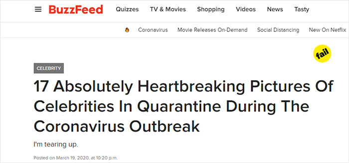 Celebrities Are Sharing Their Quarantine Experiences, Some People Find It Offensive Celebrities Are Sharing Their Quarantine Experiences, Some People Find It Offensive