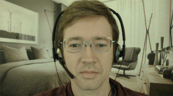 Guy Working From Home Fools His Coworkers Into Thinking He Lives In A Luxury Apartment Guy Working From Home Fools His Coworkers Into Thinking He Lives In A Luxury Apartment