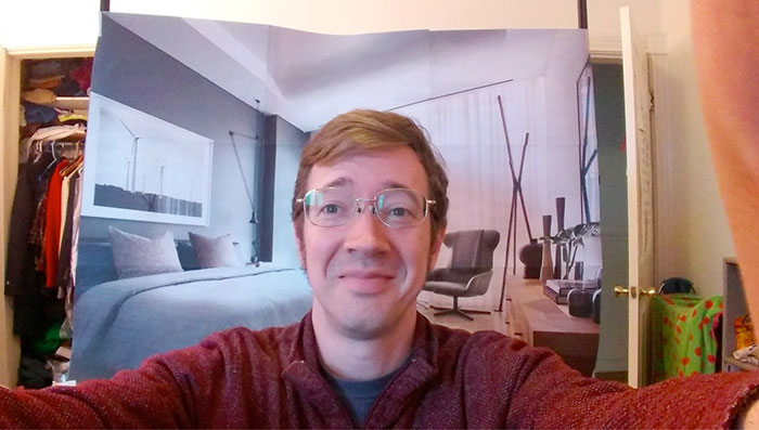 Guy Working From Home Fools His Coworkers Into Thinking He Lives In A Luxury Apartment Guy Working From Home Fools His Coworkers Into Thinking He Lives In A Luxury Apartment