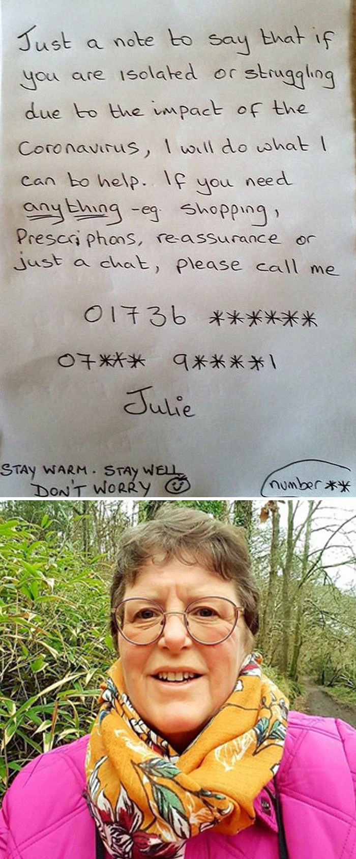 A Woman From Hayle Has Reached Out To Her Elderly And Vulnerable Neighbours Offering Up Support And She Hopes The Community Spirit Will Last Long After The Virus Is Gone