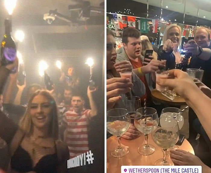 Brits Hit The Pubs And Clubs As They Defy Boris Johnson's 'Social Distancing' Warnings To Party Through The Night Despite Coronavirus Fears