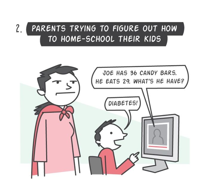 Artist Illustrates 7 Types Of Superheroes Of This Pandemic And We All Can Be At Least One Of Them