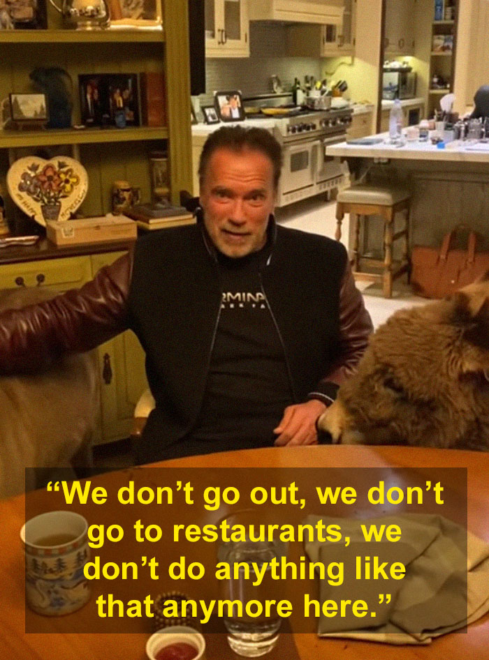 Arnold Schwarzenegger Is Self-Isolating At Home With His Mini Horse, Whiskey And Pet Donkey During Quarantine