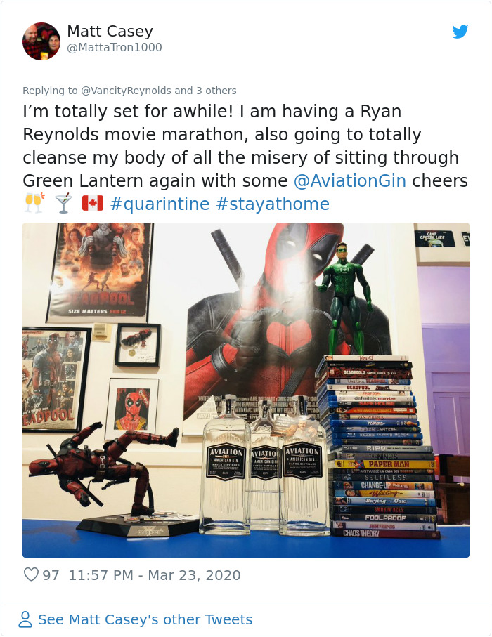 Ryan Reynolds Films Hilarious Coronavirus PSA Video For Canada That Gently Mocks Celebrities Ryan Reynolds Films Hilarious Coronavirus PSA Video For Canada That Gently Mocks Celebrities