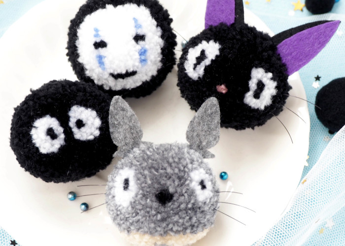 Pompom Characters Made Out Of Yarn – DIY Compilation