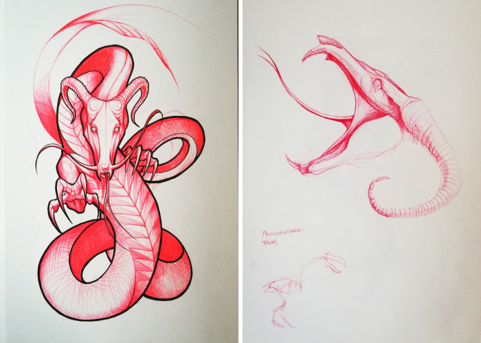 My Black And Red Sketches
