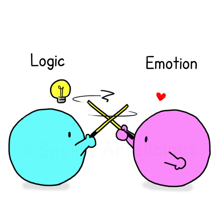 8 Illustrations To Show How Emotion Always Win Over Logic