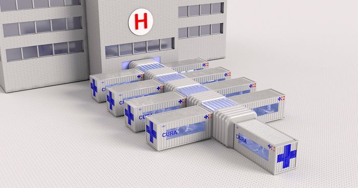 Italians Design An Emergency Hospital Out Of Shipping Containers