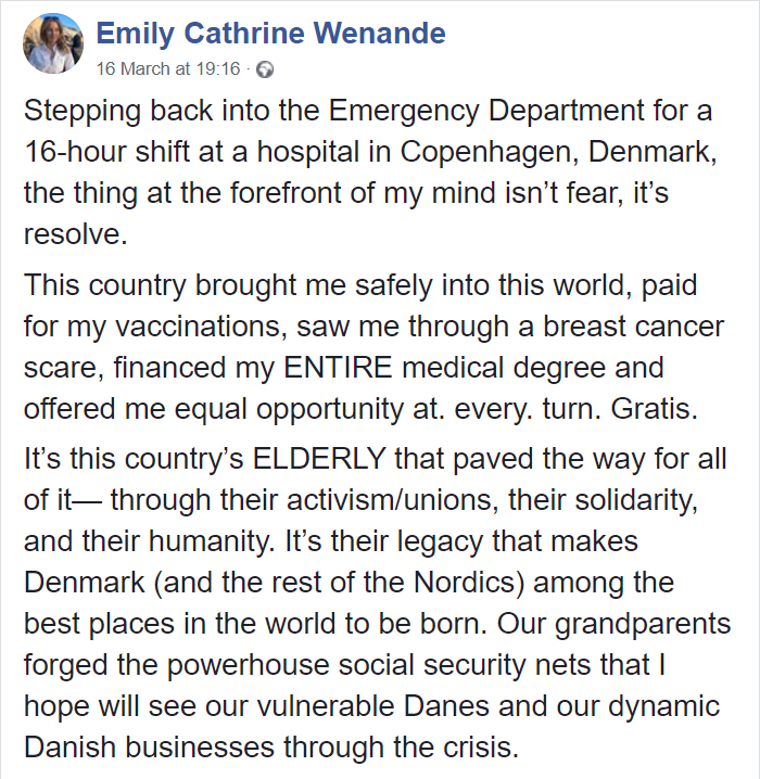 "If Any Personal Good Comes Out Of This Pandemic, It Is This: It’s Payback Time": Danish Doctor Reveals She's Excited To Be Able To Give Back To Her Country