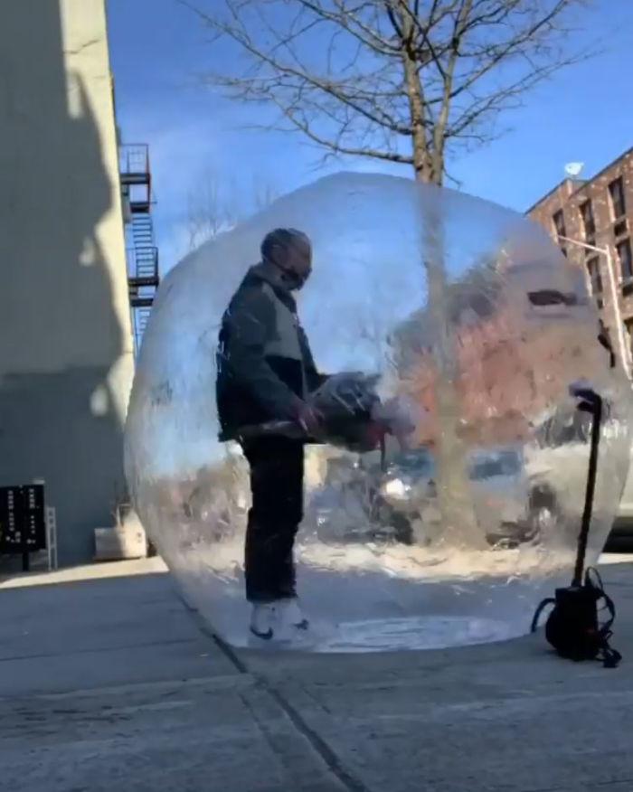 Remember The Drone Guy Who Asked Out A Girl Dancing On A Roof? He Finally Met Her In A Giant Inflatable Ball Remember The Drone Guy Who Asked Out A Girl Dancing On A Roof? He Finally Met Her In A Giant Inflatable Ball